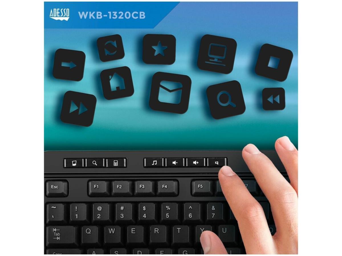 Combinaison antimicrobienne Wrls Desktop Kybd
