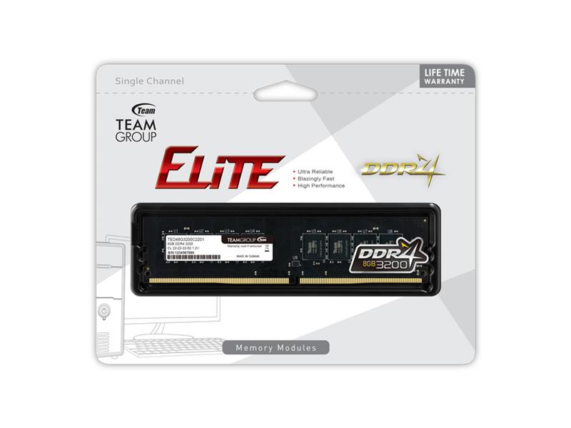 Memoria DDR4 PC4-25600 de 8 GB y 3200 MHz de baja resolución