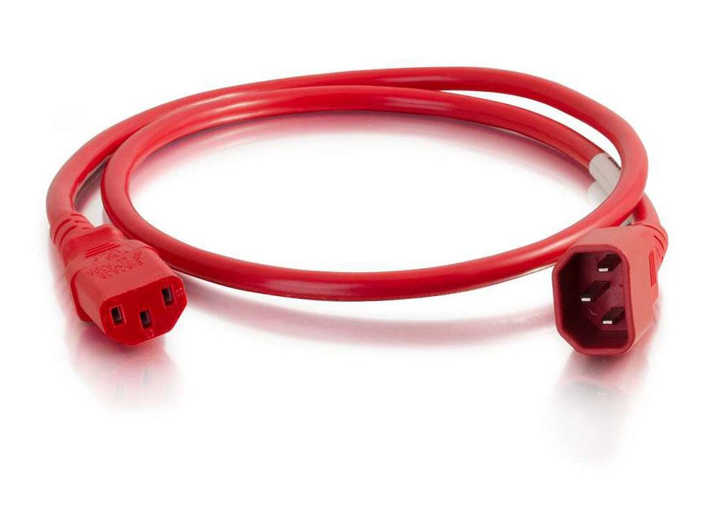 C2G 10Ft Power Cord - 18Awg - Iec320C14 To Iec320C13 - Taa Complia