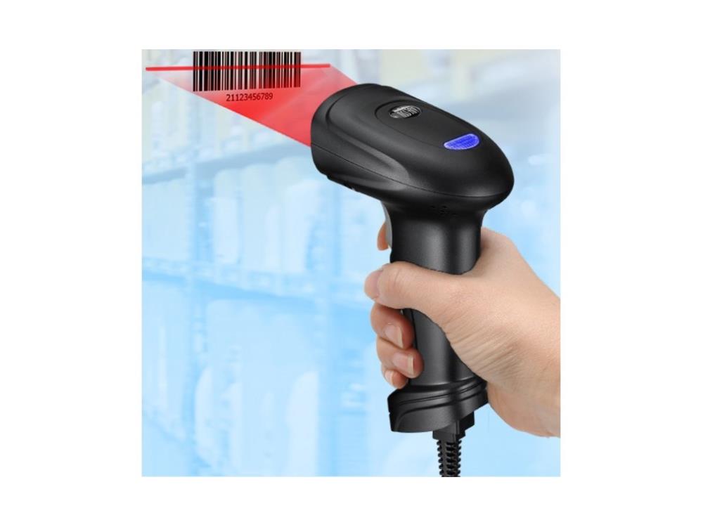 Scanner de codes-barres portable 1D (USB)
