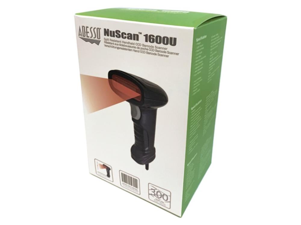 Scanner de codes-barres portable 1D (USB)
