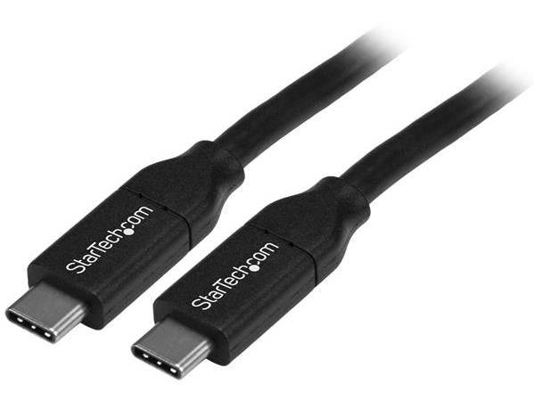 Cable USB C Startech.Com de 4 m con cargador - Cable USB tipo C de 3,9 m - Alimentación de 5 A