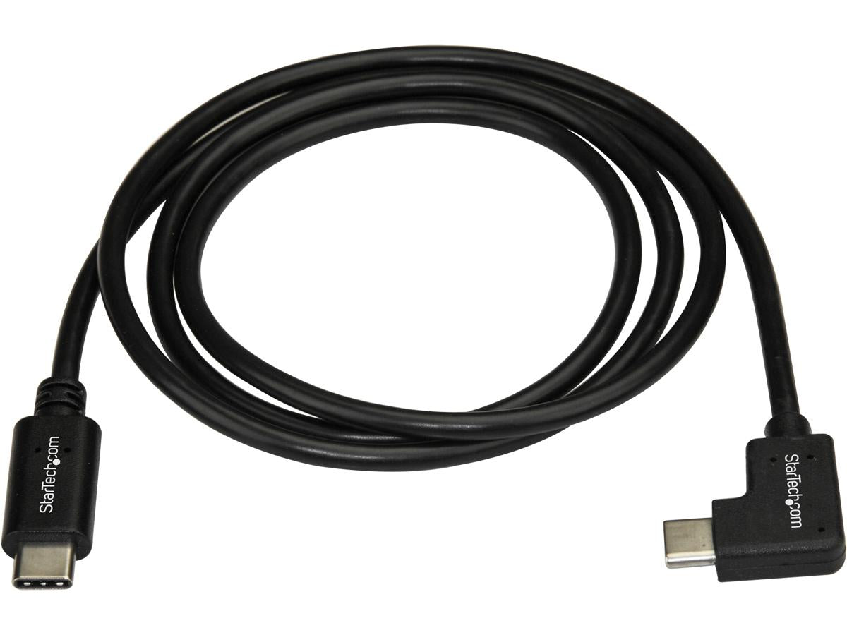 Cable USB-C en ángulo recto Startech.Com - 1 m / 3 pies - Reversible - M/
