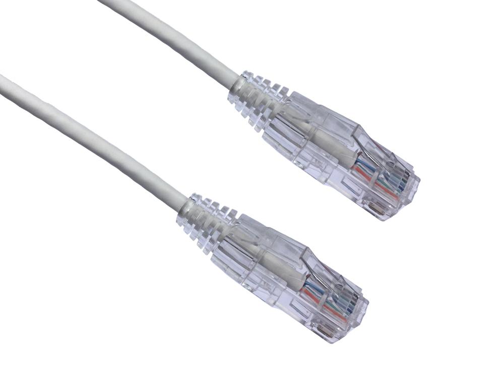 Cable Cat6 Bendnflex ultrafino blanco de 30 pies