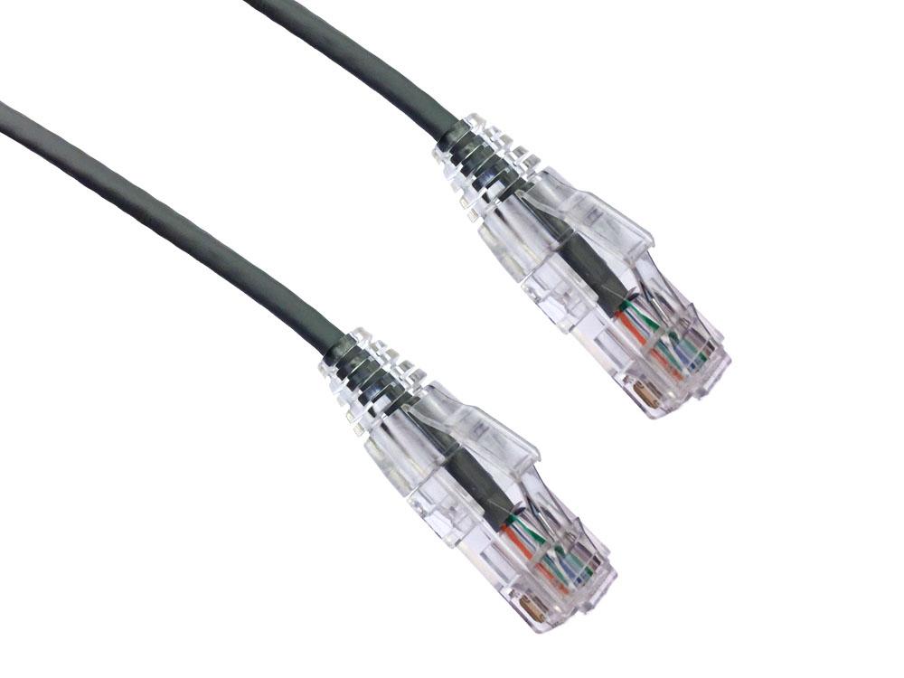 Câble de raccordement ultra-fin Cat6A Bendnflex Axiom 10 pi, anti-accroc, 650 MHz
