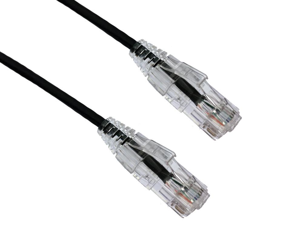 Câble de raccordement ultra-fin Cat6A Bendnflex Axiom 100 pi, anti-accroc, 650 MHz