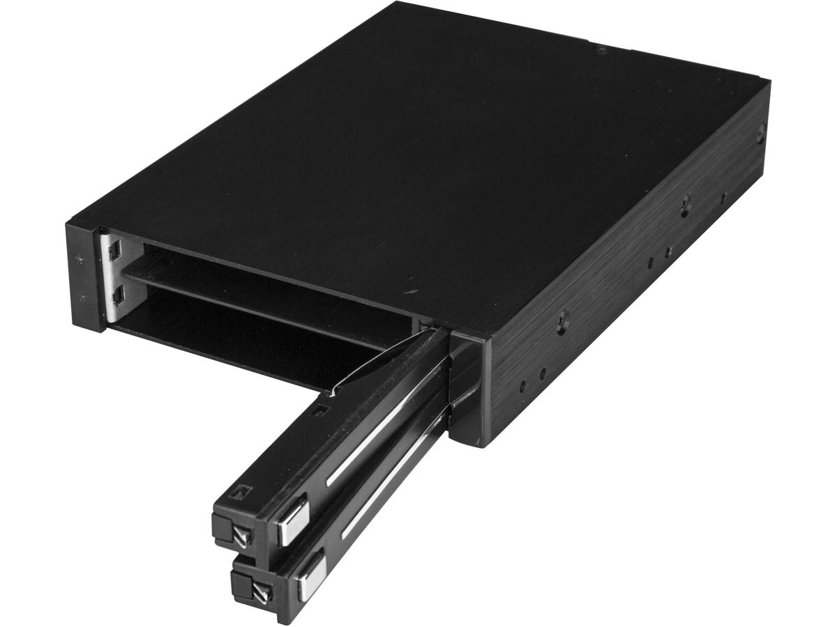 Startech.Com - Rack móvil para discos duros/ssd SATA de 2,5" - Intercambio en caliente sin bandeja