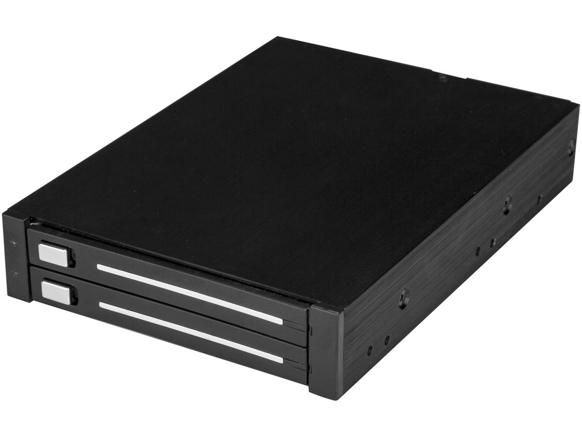 Startech.Com - Rack móvil para discos duros/ssd SATA de 2,5" - Intercambio en caliente sin bandeja