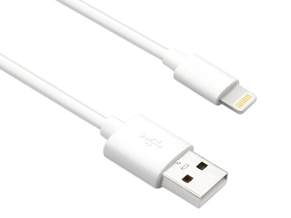 Câble adaptateur Axiom Lightning vers USB-A M/M - Blanc 90 cm
