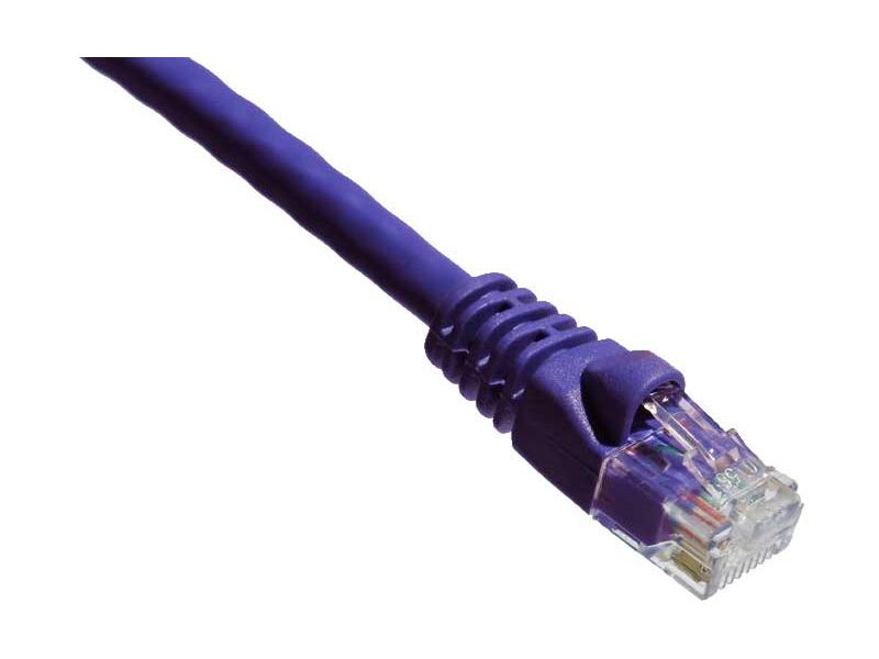Axiom 5Ft Cat6 550Mhz S/Ftp Shielded Patch Cable Molded Boot (Purple)