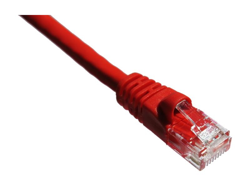 Axiom 2Ft Cat6 550Mhz S/Ftp Shielded Patch Cable Molded Boot (Red)