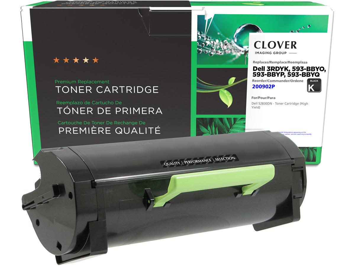 Cartucho de tóner remanufacturado de alto rendimiento Clover Imaging para Dell
