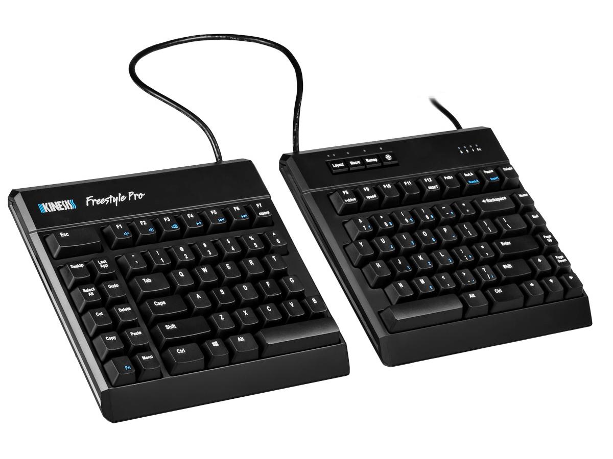 Teclado mecánico Freestyle Pro Split-Ajustable para PC de baja fuerza