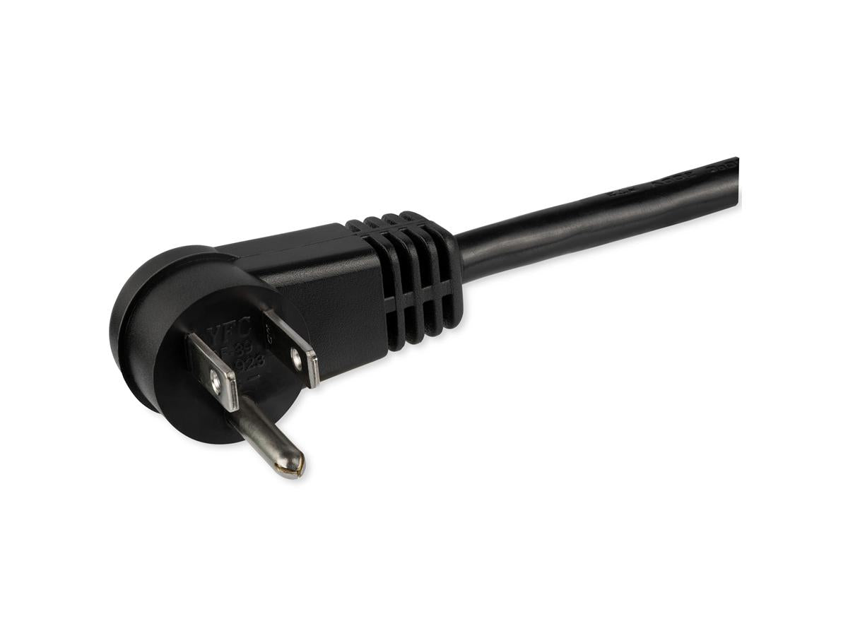 Câble d'alimentation pour ordinateur Startech.Com (3 m), angle droit, Nema 5-15P