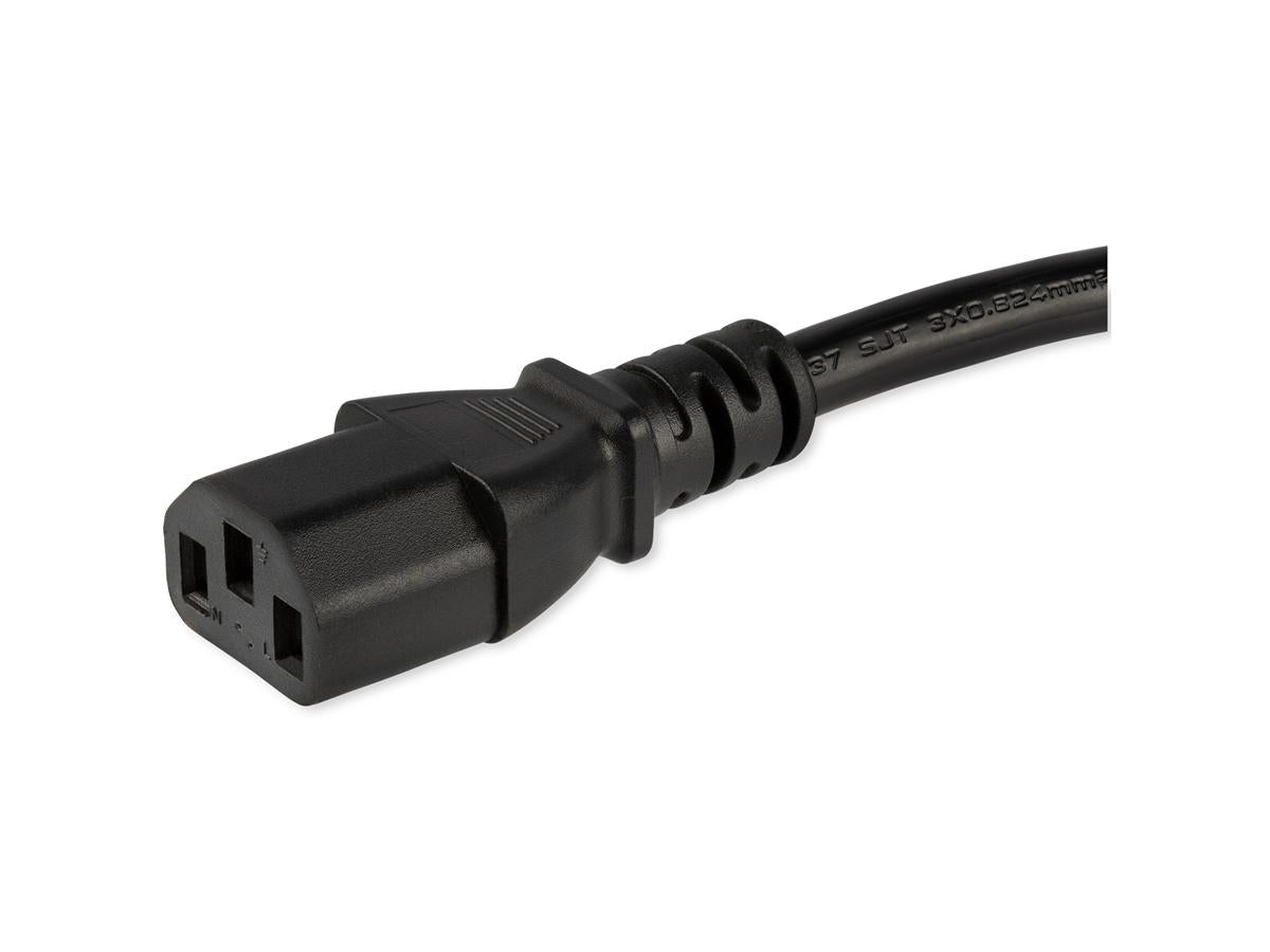 Câble d'alimentation pour ordinateur Startech.Com (3 m), angle droit, Nema 5-15P