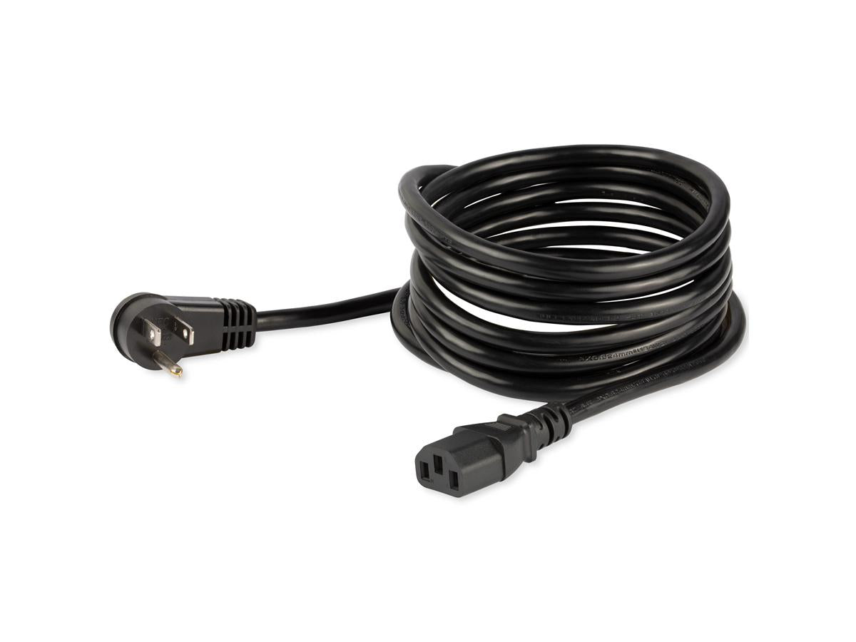 Câble d'alimentation pour ordinateur Startech.Com (3 m), angle droit, Nema 5-15P