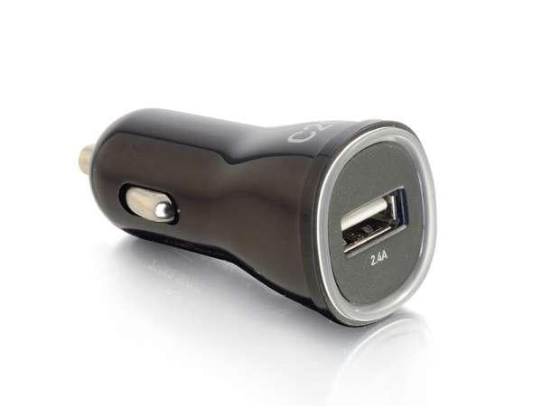 Chargeur de voiture USB 1 port C2G, adaptateur secteur pour voiture - USB