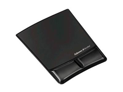 Tapis de souris/support de poignet Fellowes - Gel noir