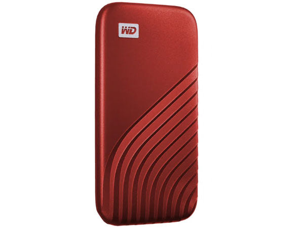 Unidad de estado sólido externa portátil WD My Passport SSD de 1 TB, color rojo