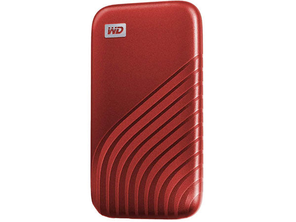 Unidad de estado sólido externa portátil WD My Passport SSD de 1 TB, color rojo