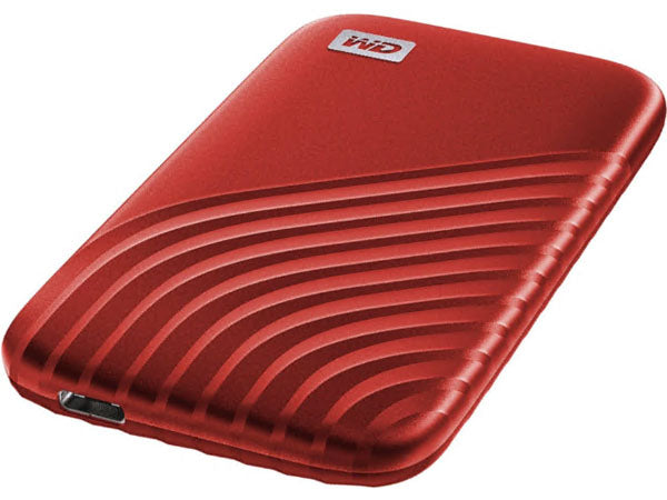 Wd 2Tb My Passport Ssd Portable External Solid State Drive, Red