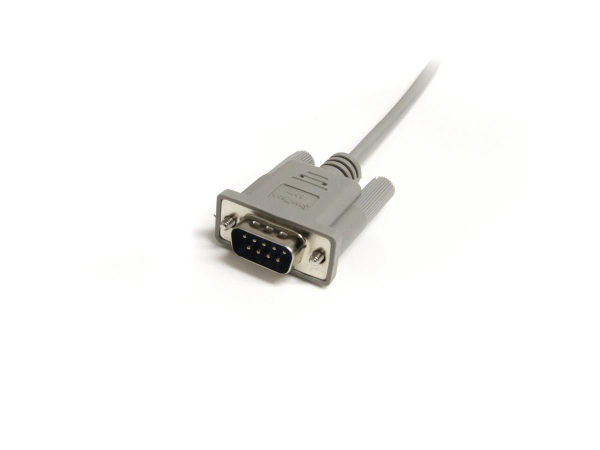 Cable serial directo Startech.Com de 3 m - Macho/Hembra - Ext. serial