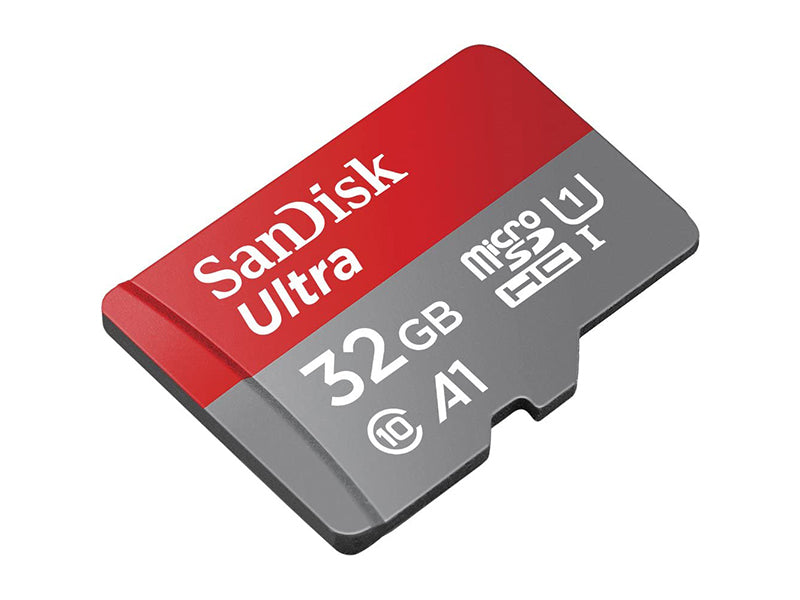 Sandisk 32Gb Ultra Microsdhc Uhs-1 Card W/Adptr