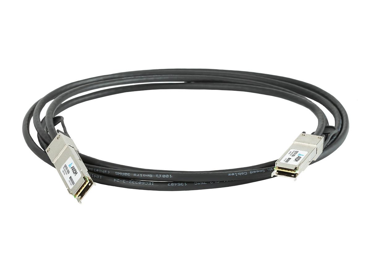 Câble DAC passif Axiom 100Gbase-Cr4 Qsfp28, compatible HP, 1 m
