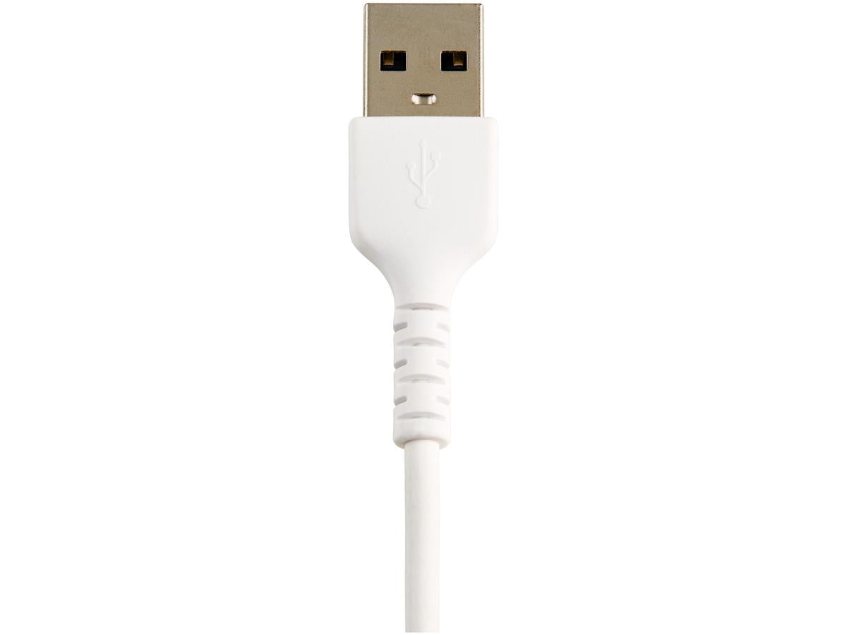 Cable USB-A a Lightning blanco duradero de Startech.com de 15 cm (6 pulgadas)