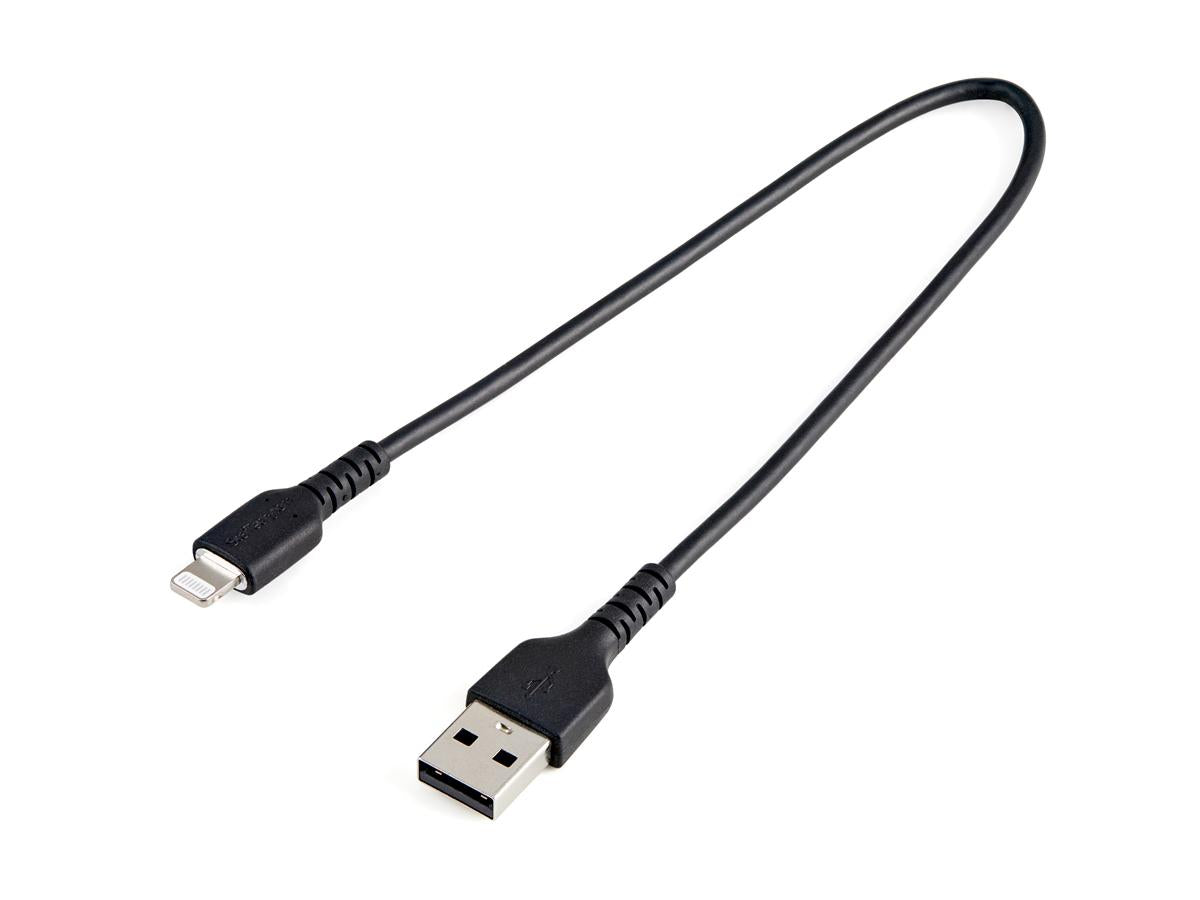 Startech.Com 12 In(30Cm) Durable Black Usb-A To Lightning Cable, H