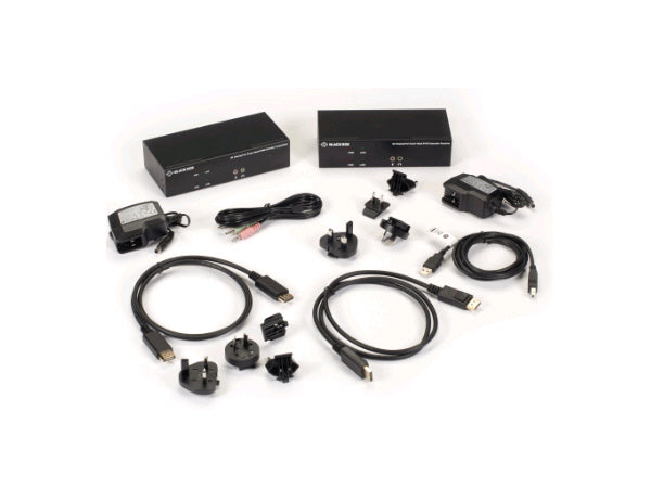 Black Box Corp Kvx Series Displayport Fiber Kvm Extender, Dh, Tx+Rx