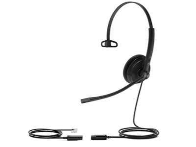 Yhs34 Lite Mono (Monaural) Qd (Quick Disconnect) To Rj9 Headset, B