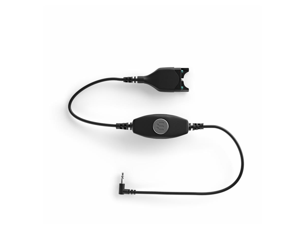 Accesorios para el control Epos Cmb 01 con botón de gancho y conector de 3,5 mm