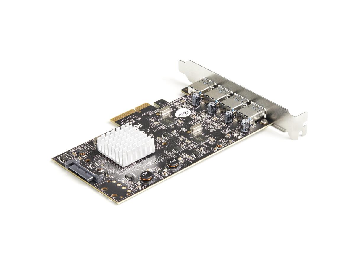 Tarjeta PCIe USB de 4 puertos Startech.Com - 10 Gbps USB 3.1/3.2 Gen 2 Tipo-