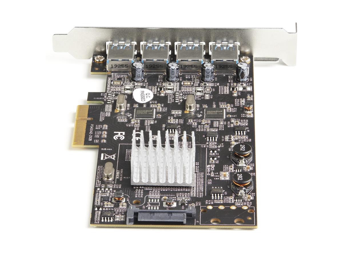 Tarjeta PCIe USB de 4 puertos Startech.Com - 10 Gbps USB 3.1/3.2 Gen 2 Tipo-