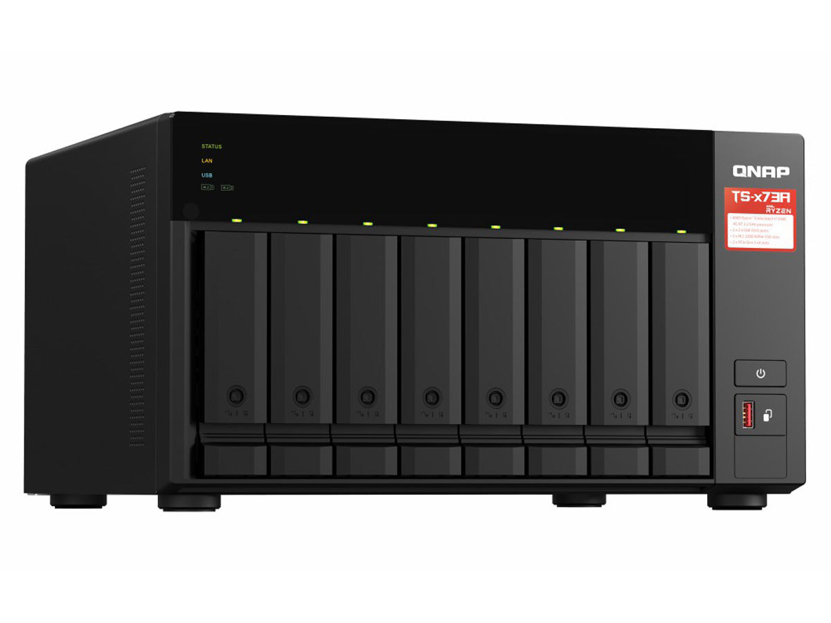 Qnap Desktop NAS/ISCSI 8 baies IP-SAN, AMD Ryzen série V1000 V1500B