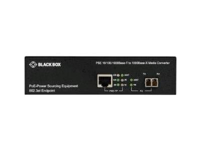Black Box Corp 10/100/1000Bt Poe Media Converter Mmlc