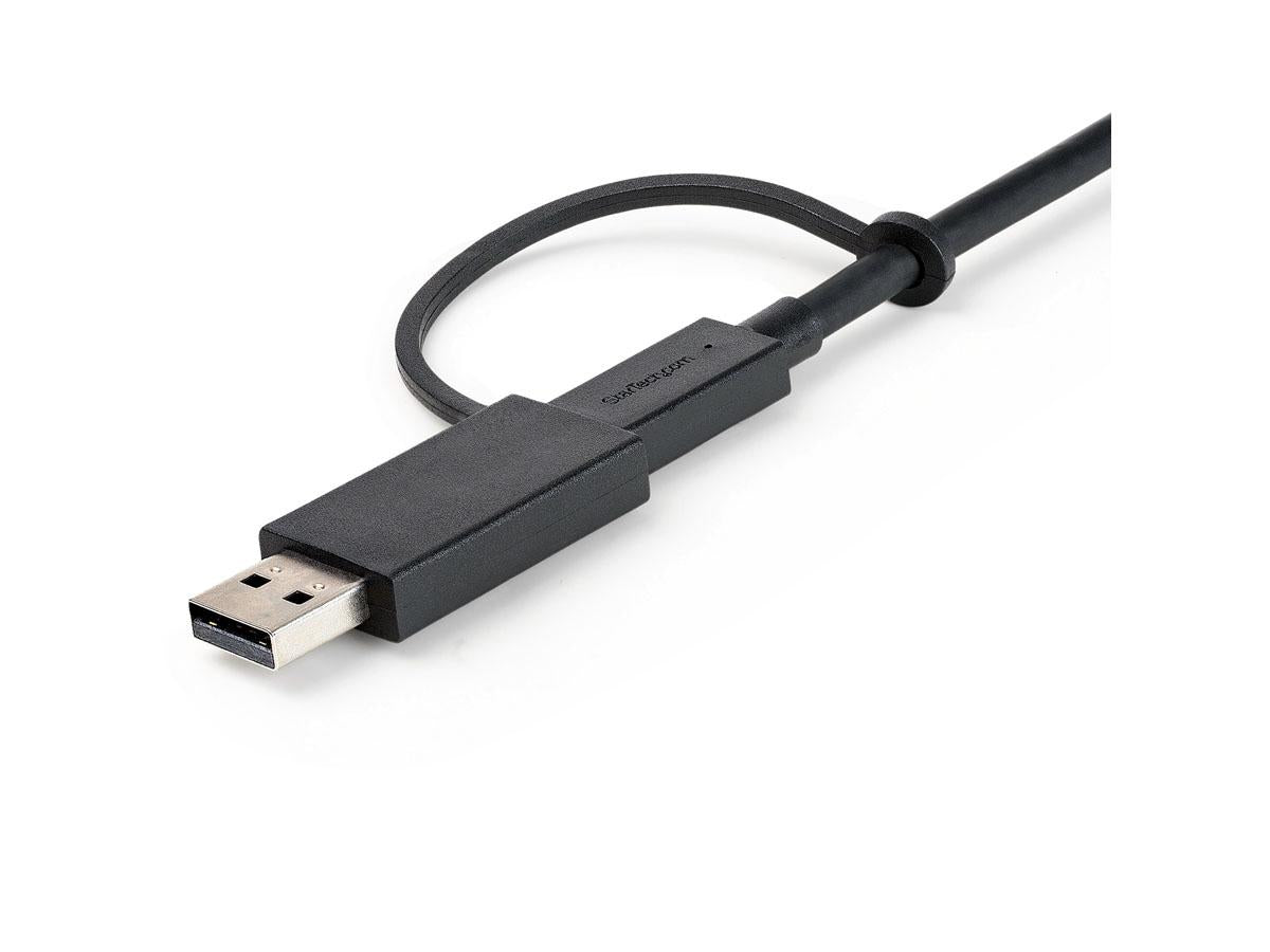 Cable USB-C Startech.Com de 1 m (3 pies) con adaptador USB-A, híbrido