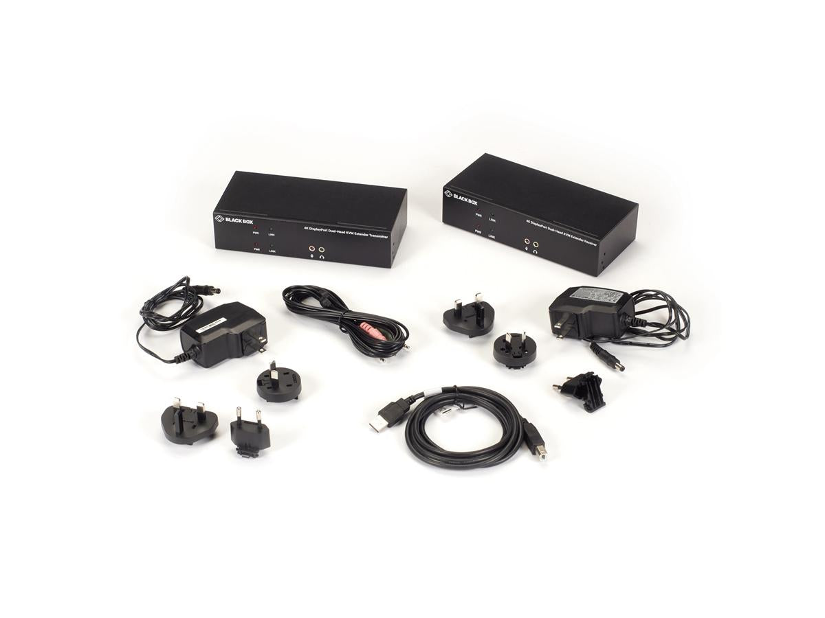 Extensor KVM DisplayPort CatX serie KVX de Black Box Corp., Dh, Tx+Rx