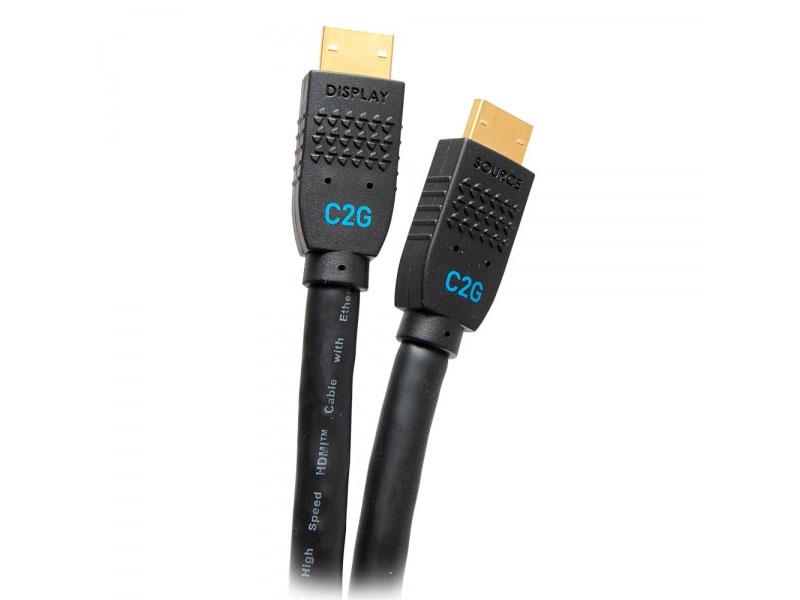 Câble HDMI actif 4K ultra flexible C2G de 10,7 m (35 pi) compatible 4K 60 Hz - Entrée