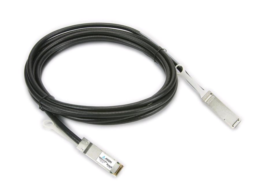 Cable DAC pasivo Axiom 40Gbase-Cr4 Qsfp+ compatible con Fortinet de 5 m