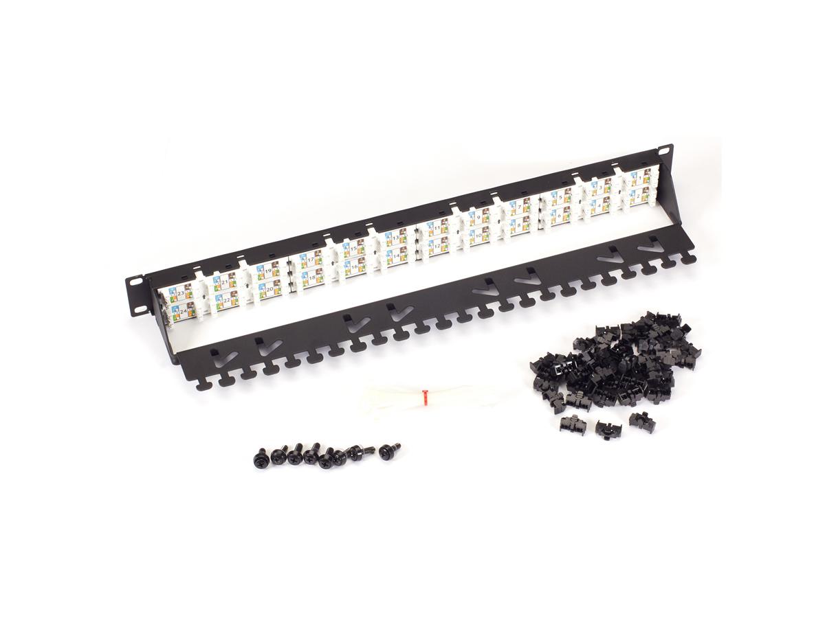 Black Box Corp Cat6A 110-Punchdown Component Panel