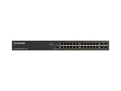 Black Box 28 Port Gigabit Managed Poe+ Switch