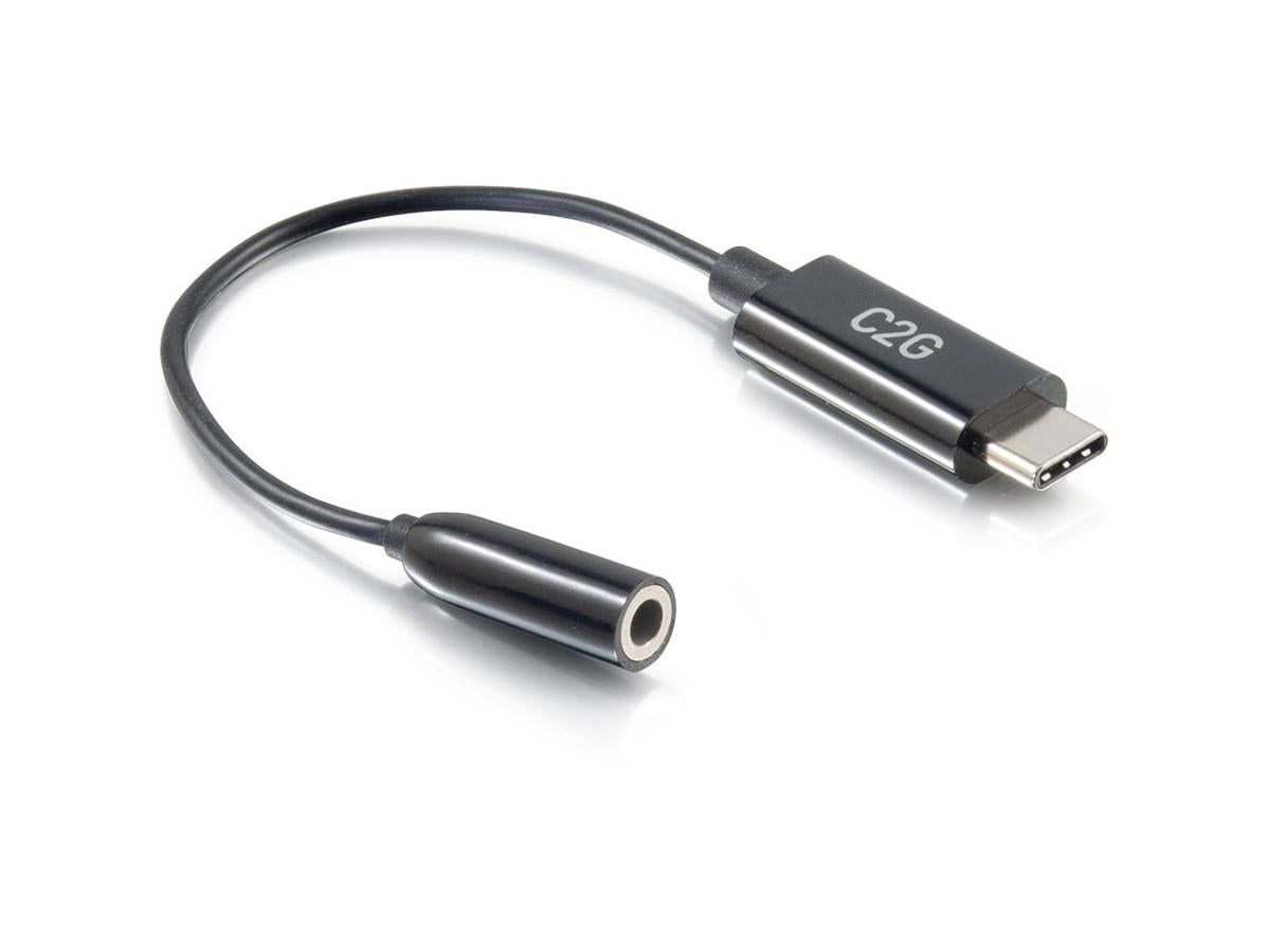 C2G Usb C To 3.5Mm Audio Adapter - Usb C To Aux Cable - Usb C To H