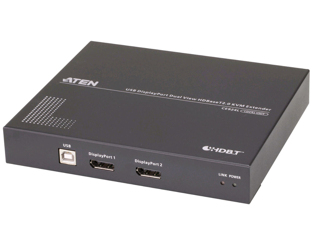 Extensor USB DP de doble pantalla HDBaseT 2.0
