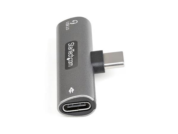 Adaptador de carga de audio USB C con cargador de 60 W