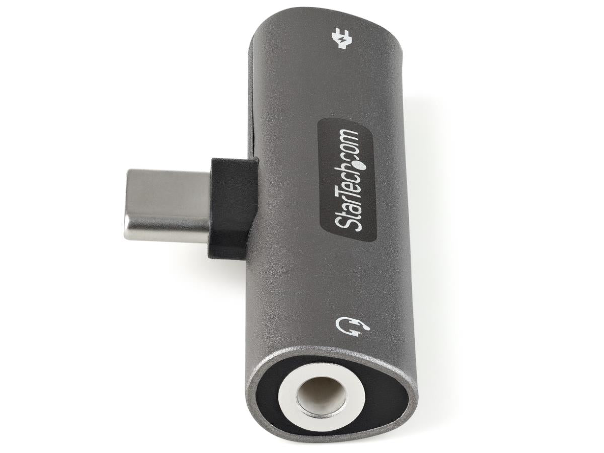 Startech.Com Adaptador de audio y carga USB C, adaptador de audio USB-C con