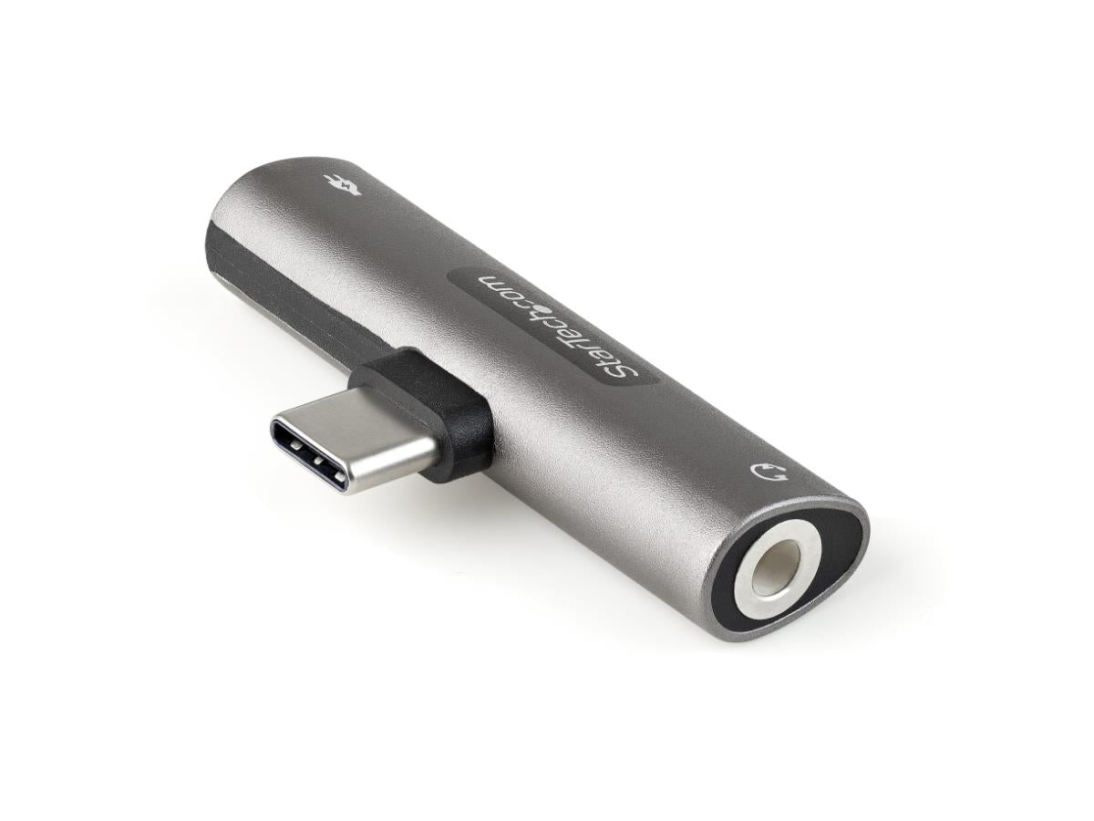 Startech.Com Adaptador de audio y carga USB C, adaptador de audio USB-C con