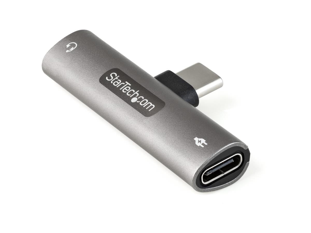 Startech.Com Adaptador de audio y carga USB C, adaptador de audio USB-C con