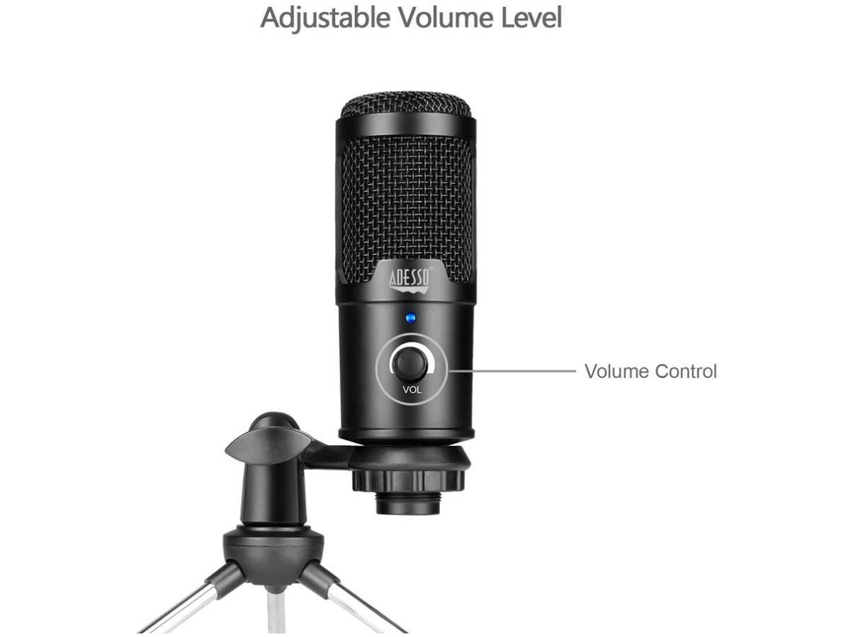 Microphone USB cardioïde avec trépied